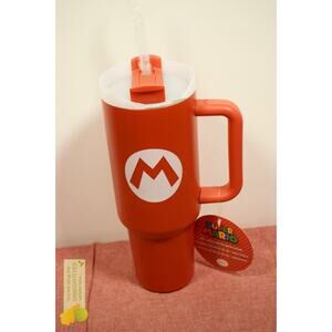 Pyramid America Super Mario - Mario Icon 40oz Travel Tumbler (Damaged)